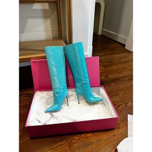 paris texas croc boot 37
